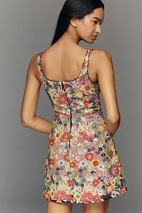 Dress The Population Devi Sleeveless Square-Neck Mini