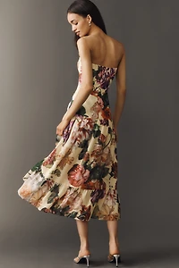 Dress The Population Prescott Strapless Midi