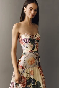 Dress The Population Prescott Strapless Midi