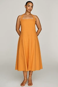 Elodie Ozara 100% Cotton Midi Dress