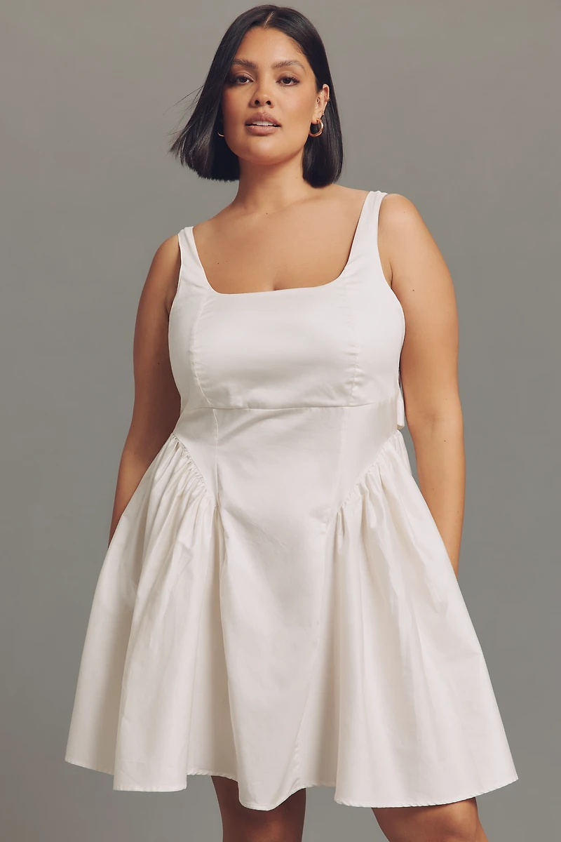 Eloquii Plus Bow-Back Mini Dress