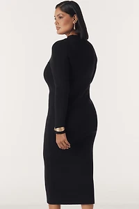 Eloquii Heart Cutout Midi Dress