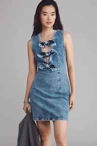 Baum und Pferdgarten Ajki Bow Denim Mini Dress