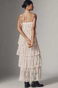 Baum und Pferdgarten Annelisa Lace Tiered Maxi Dress