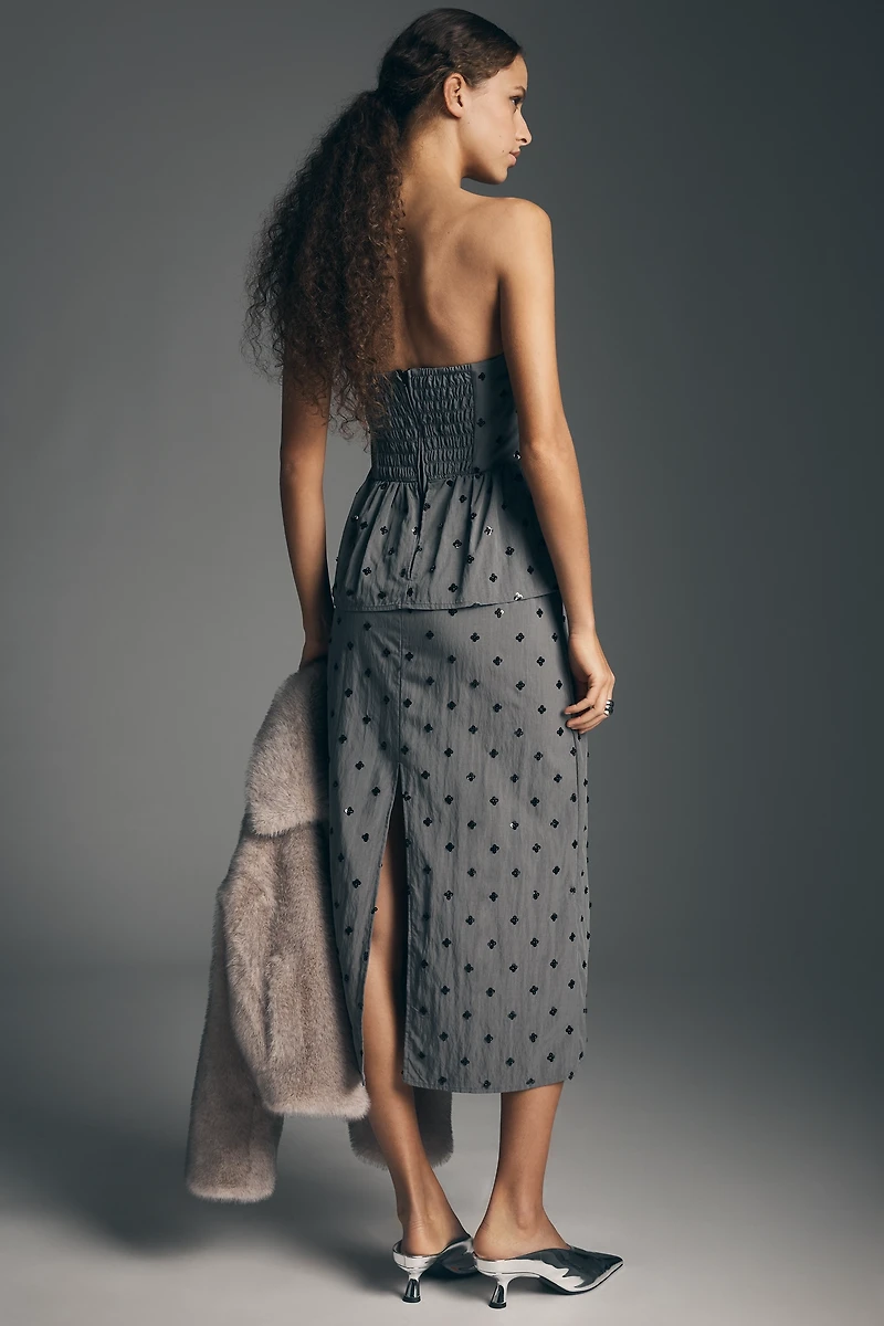 Baum und Pferdgarten Amilie Strapless Peplum Dress