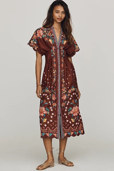 Anthropologie x Farm Rio Midi Dress
