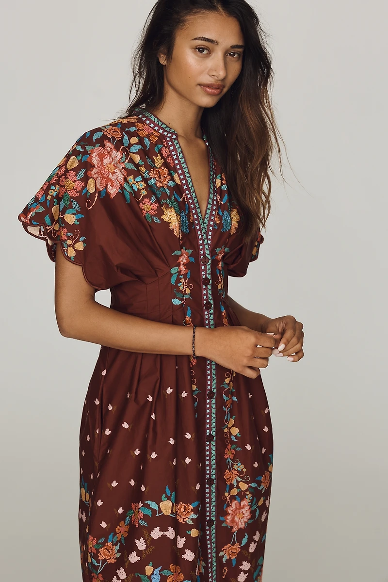 Anthropologie x Farm Rio Midi Dress