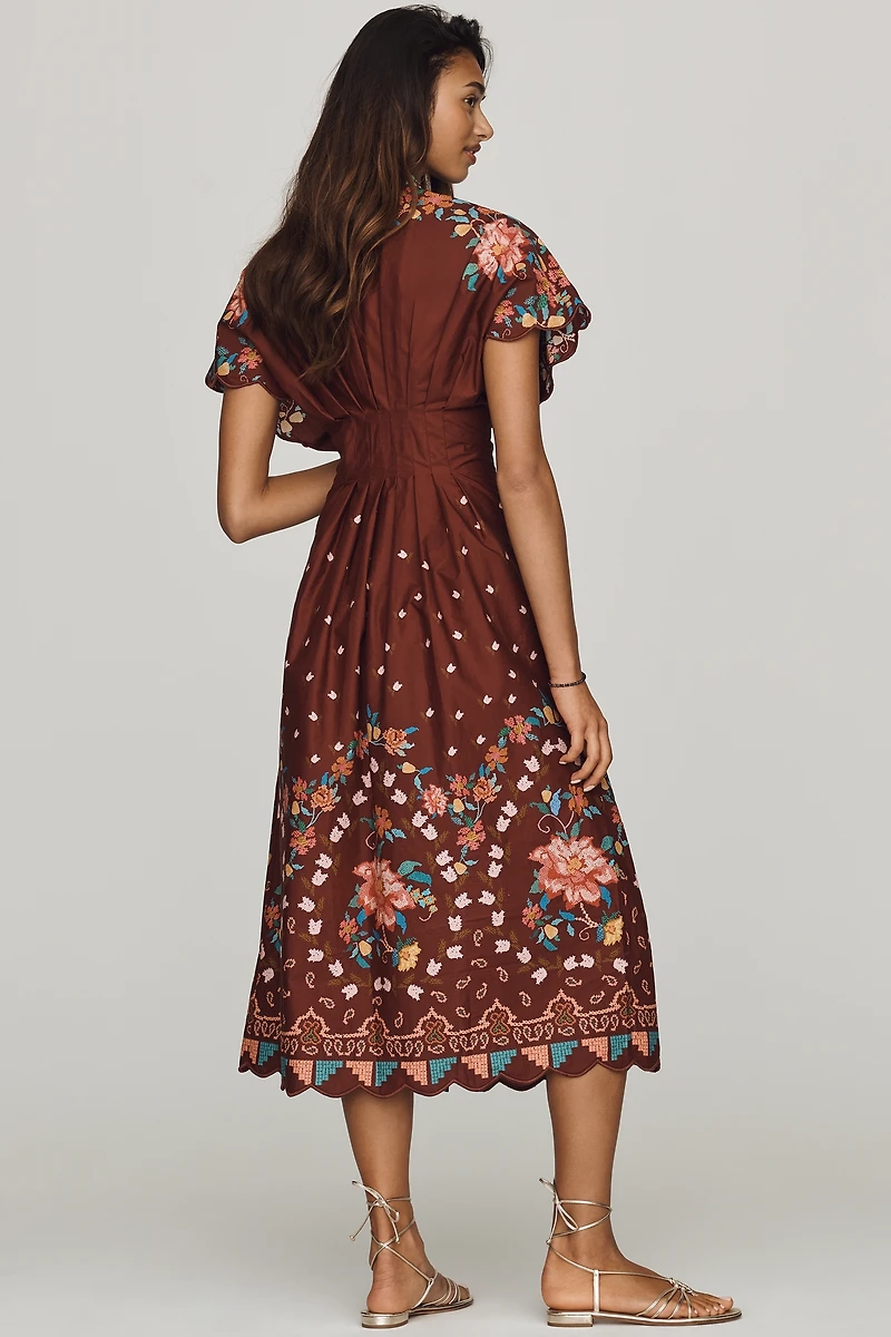 Anthropologie x Farm Rio Midi Dress