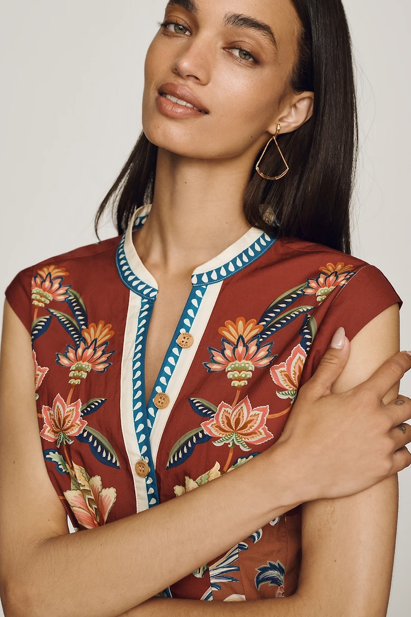 Farm Rio x Anthropologie Sleeveless Mini Dress