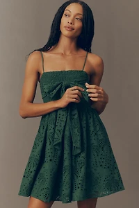 Farm Rio x Anthropologie Sleeveless Bow A-Line Dress