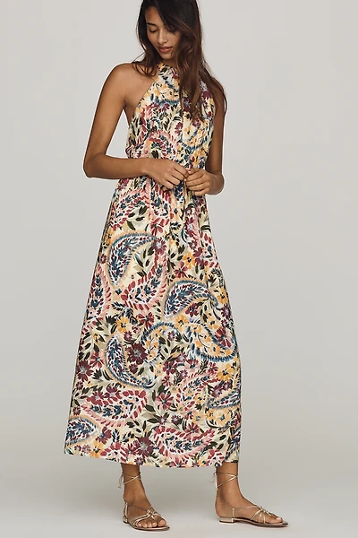 Anthropologie x Farm Rio Halter Maxi Dress