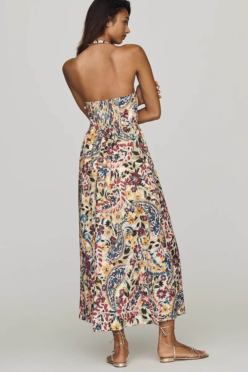 Anthropologie x Farm Rio Halter Maxi Dress