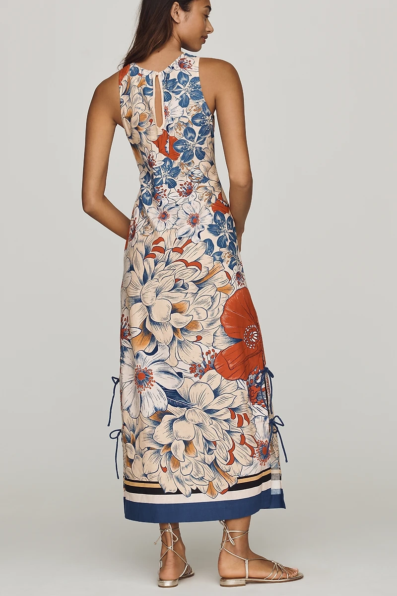 Farm Rio x Anthropologie  Sleeveless Tie Maxi Dress