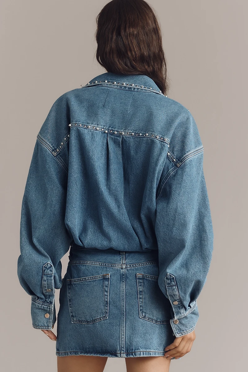 Essentiel Antwerp Ilene Denim Mini Dress