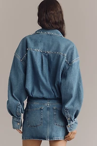 Essentiel Antwerp Ilene Denim Mini Dress