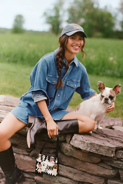 Scotch & Soda Long-Sleeve Denim Shirt Dress