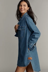 Scotch & Soda Long-Sleeve Denim Shirt Dress