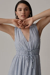 The Somerset Sleeveless Linen Maxi Dress