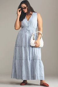 The Somerset Sleeveless Linen Maxi Dress