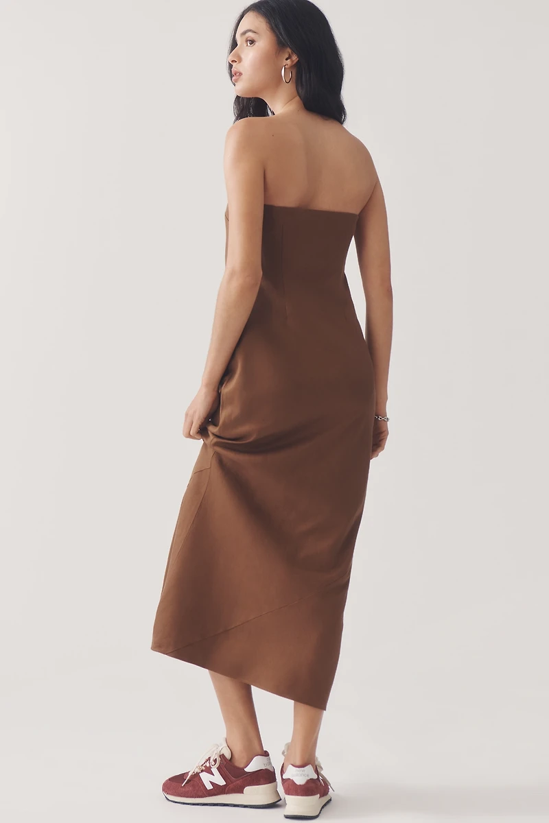 The Tilda Linen Blend Slip Dress
