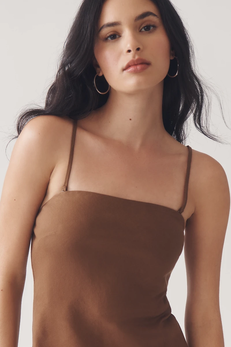 The Tilda Linen Blend Slip Dress