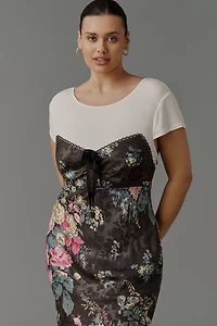 By Anthropologie Twofer Midi Slip Dress