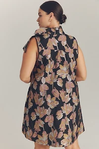 The Caroline Sleeveless Tie-Neck Mini Dress by Maeve