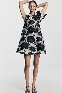 The Caroline Sleeveless Tie-Neck Mini Dress by Maeve