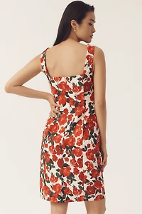 Maeve Sleeveless Square-Neck Knee-Length Dress