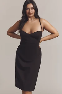 Maeve Sleeveless Corset Slim Knee-Length Dress