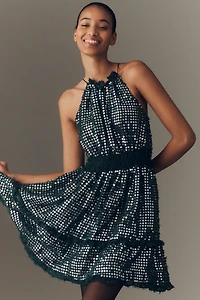 The Somerset Shine Mini Halter Dress