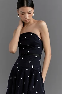 Maeve Strapless A-Line Midi Dress