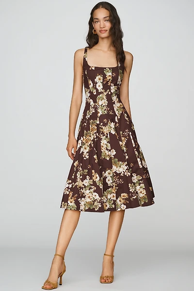 Maeve Tarryn Fit & Flare Midi Dress
