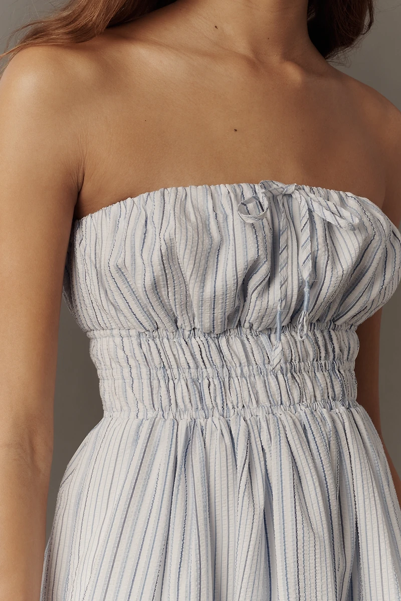 The Somerset Strapless Mini Dress