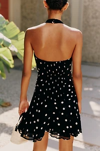 Maeve Halter Mini Dress