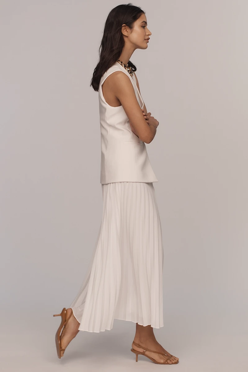 Derek Lam 10 Crosby Sleeveless Twofer Midi Dress