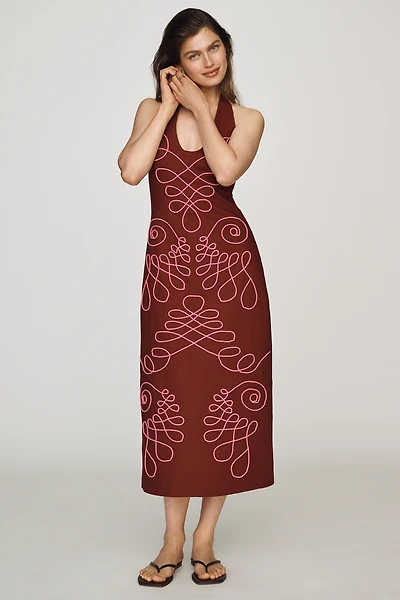 The Wolf Gang Lera 100% Linen Maxi Dress
