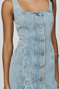 The Wolf Gang Amana Denim Midi Dress