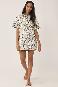 Dhruv Kapoor Short-Sleeve Denim Mini Dress