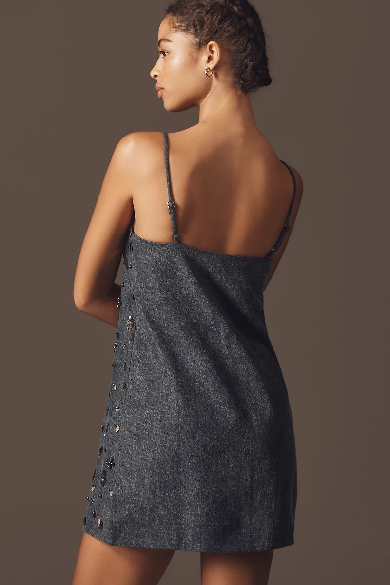 Dhruv Kapoor Embellished Cutout Mini Dress
