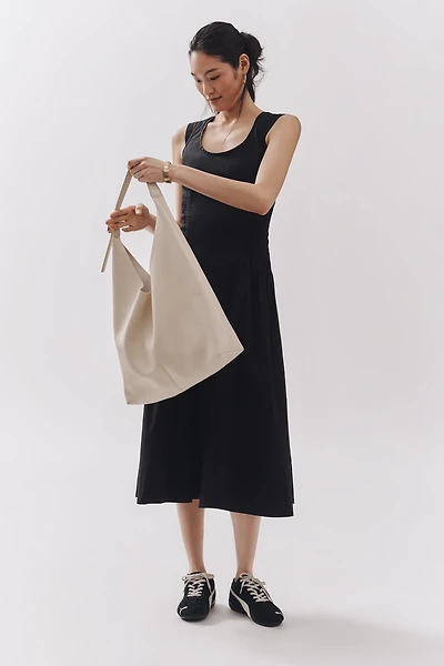 By Anthropologie Sleeveless Scoop-Neck Midi Dress