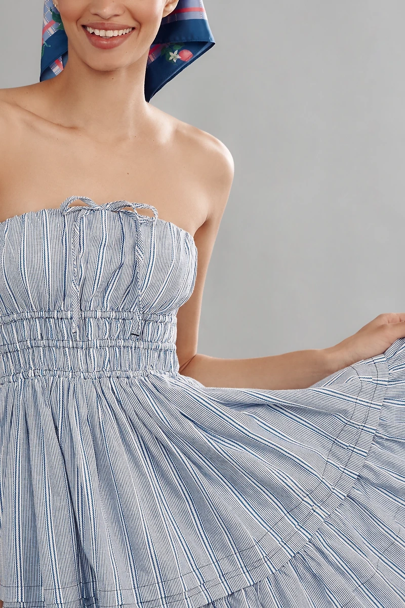 The Somerset Strapless Mini Dress