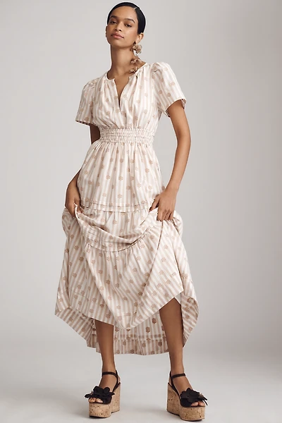 The Somerset Embroidered Floral Maxi Dress