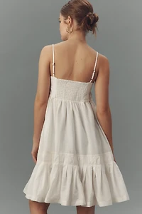 Pilcro Sleeveless Ruffle-Hem Midi Dress