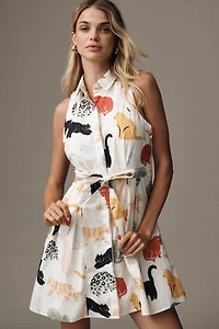 Maeve Fit & Flare Mini Shirt Dress