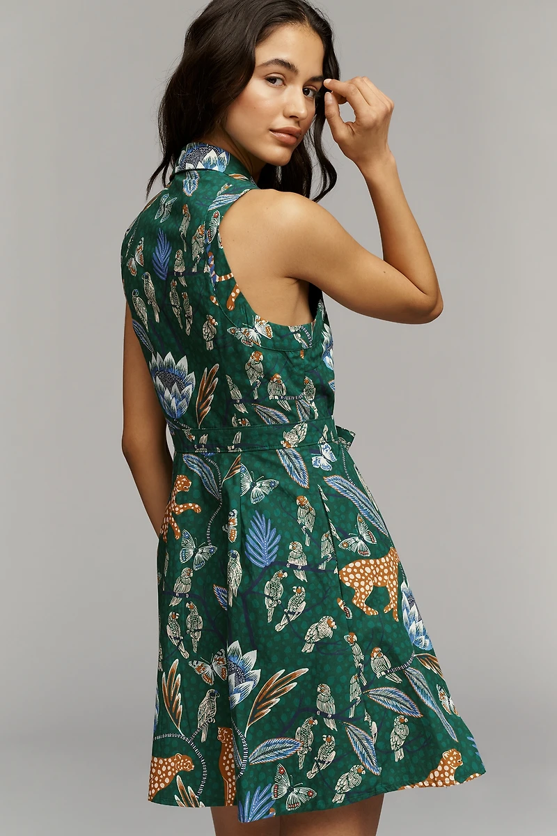 Naomi Wilkinson Fit & Flare Mini Shirt Dress