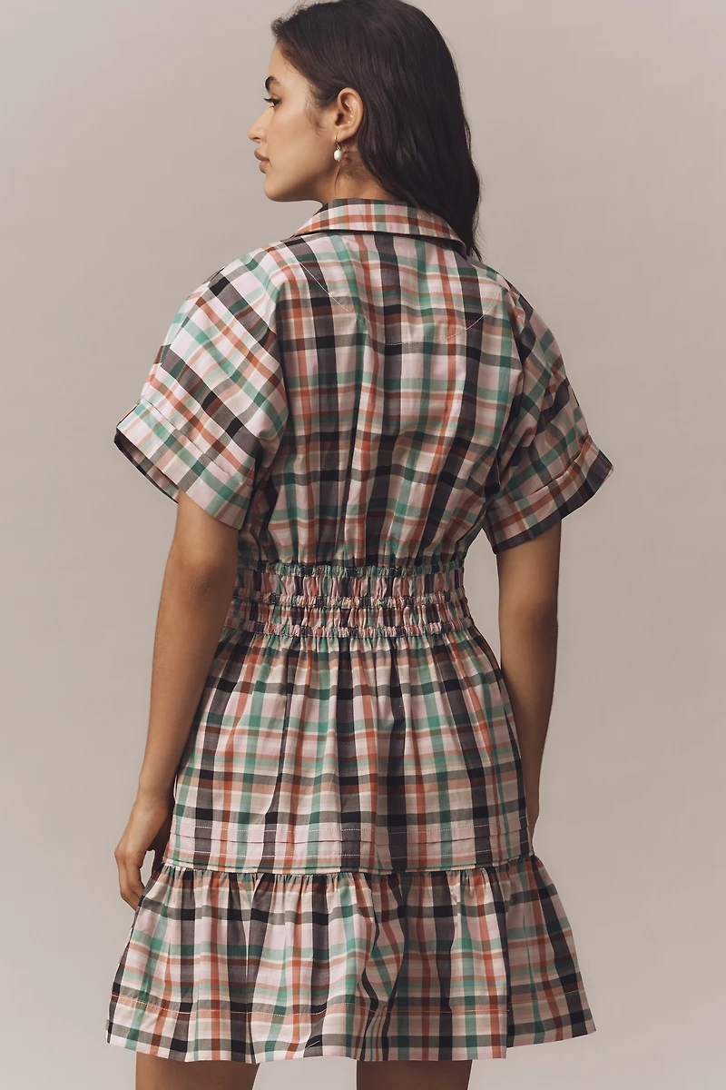 The Somerset Plaid Mini Dress