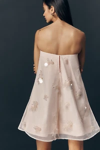 Maeve Strapless Scattered Embellished Mini Dress