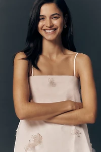 Maeve Strapless Scattered Embellished Mini Dress