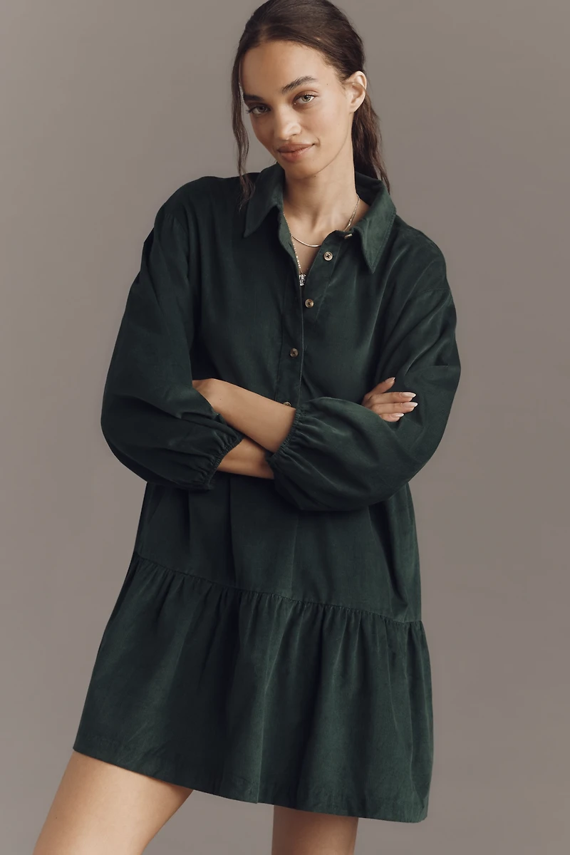 The @loverlygrey Bettina Mini Shirt Dress by Maeve